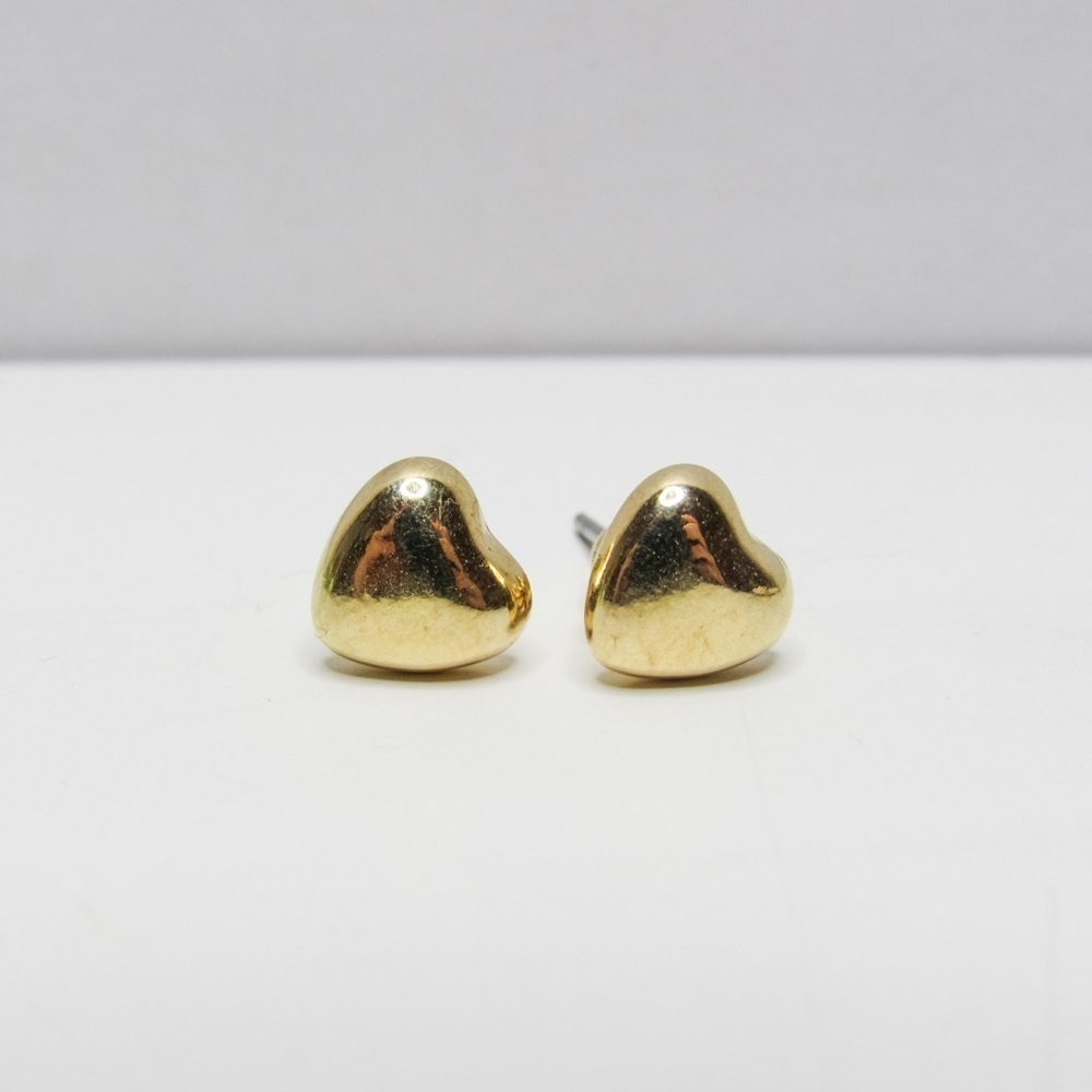 Gold Mini Heart Earring Studs - Boho, Minimalist, Neutral, Simple Style